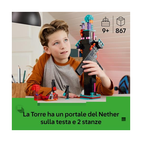 LEGO Minecraft La Torre dell'Enderman 2in1 – Set 21279