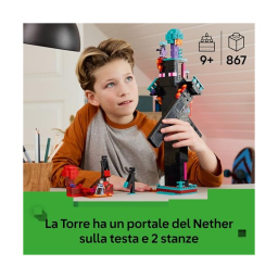 LEGO Minecraft La Torre dell'Enderman 2in1 – Set 21279