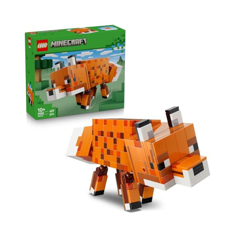 LEGO Minecraft La Volpe 21588 – Costruzione Snodabile da Collezione
