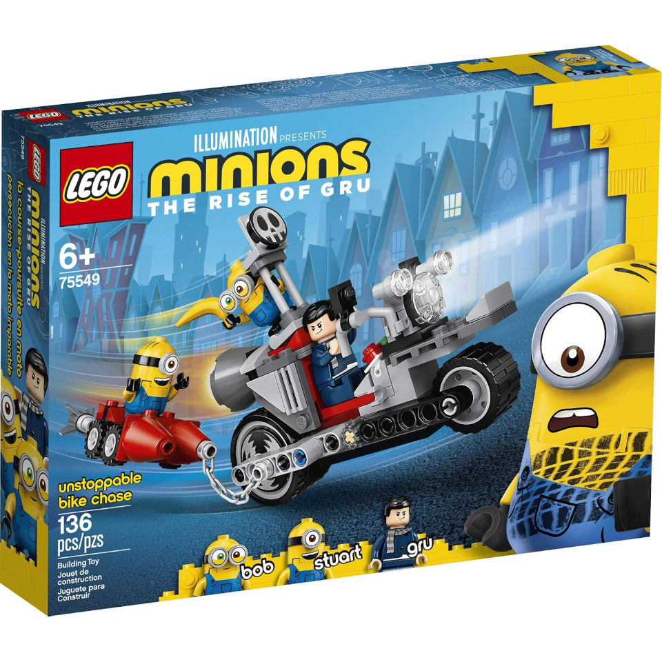 LEGO Minions moto giocattolo da 136 pezzi