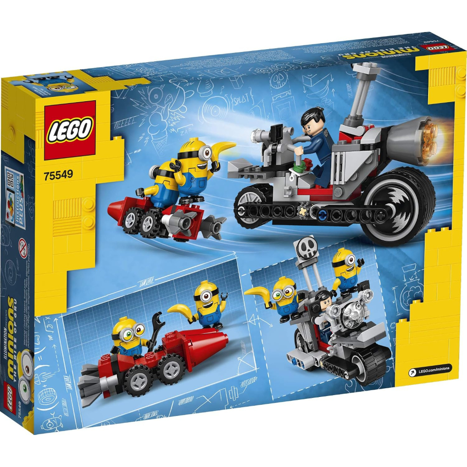 LEGO Minions moto giocattolo da 136 pezzi