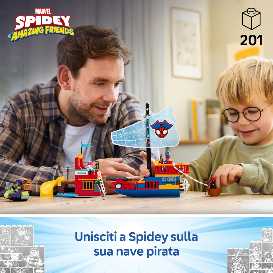 LEGO Marvel Nave Pirata del Team Spidey 11208