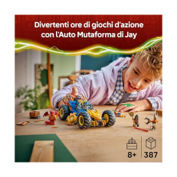 LEGO Ninjago Auto Mutaforma di Jay 2 in 1 (71856)