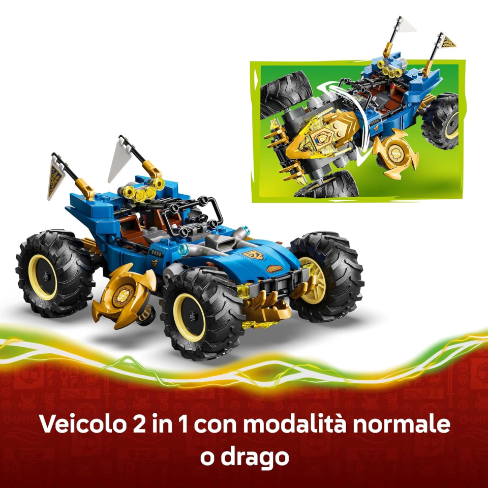 LEGO Ninjago Auto Mutaforma di Jay 2 in 1 (71856)