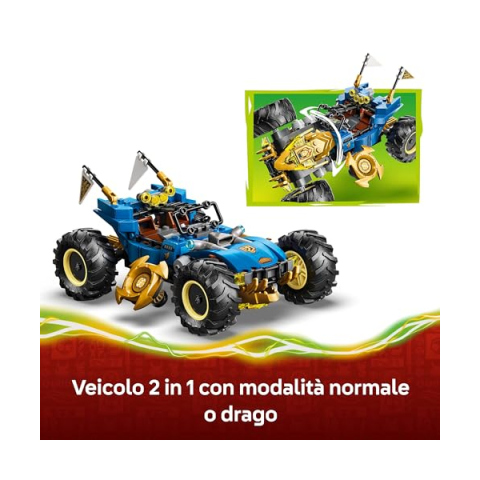 LEGO Ninjago Auto Mutaforma di Jay 2 in 1 (71856)