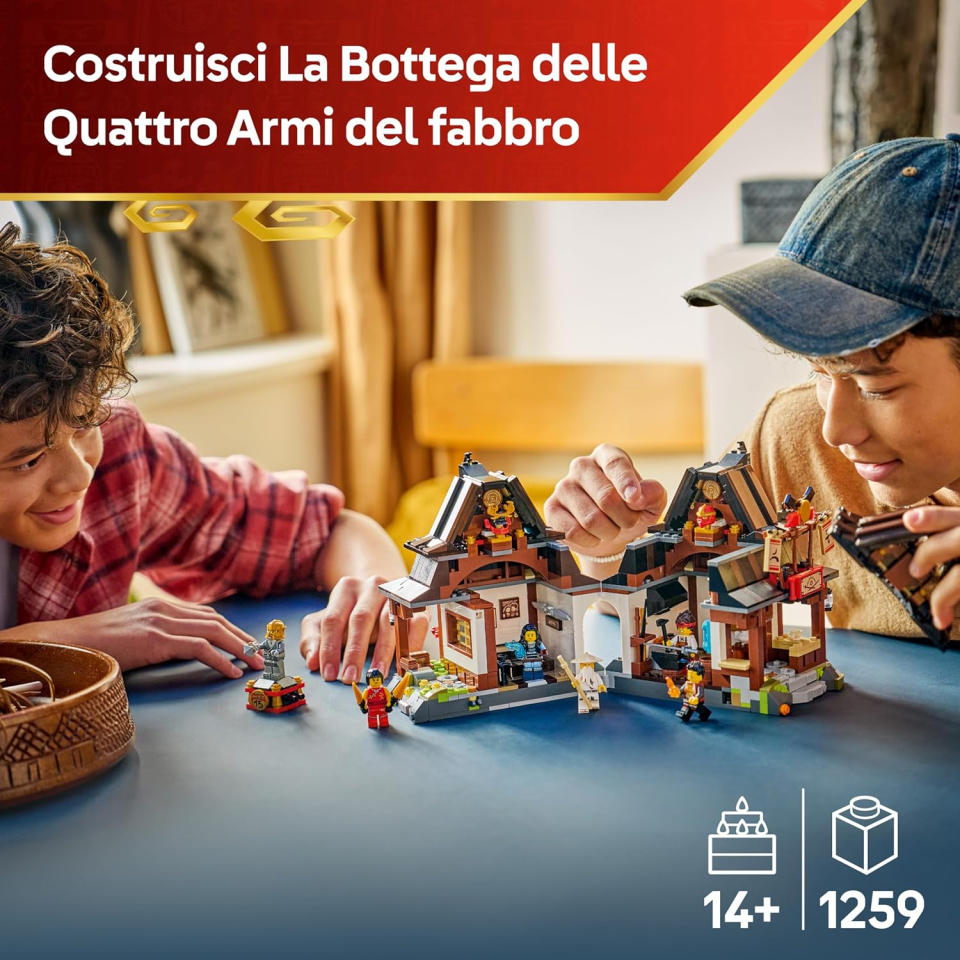 LEGO Ninjago La Bottega delle Quattro Armi – Edizione 15° Anniversario 71858