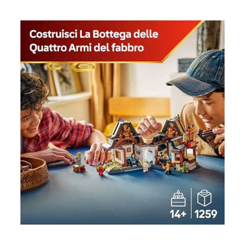 LEGO Ninjago La Bottega delle Quattro Armi – Edizione 15° Anniversario 71858
