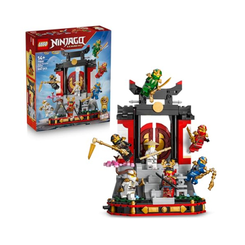 LEGO Ninjago Display 15° Anniversario con 8 Minifigure e Monastero 71866