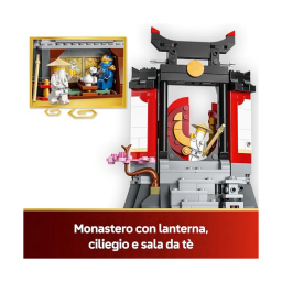 LEGO Ninjago Display 15° Anniversario con 8 Minifigure e Monastero 71866