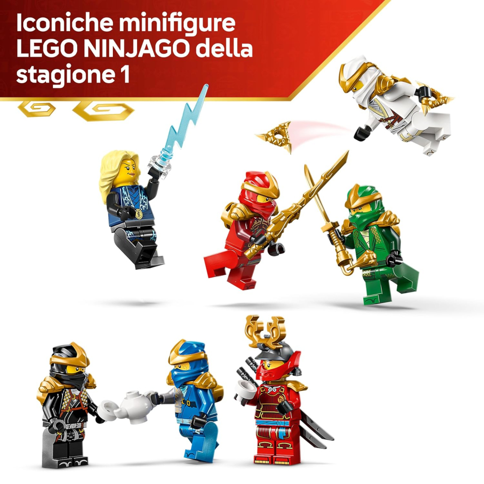 LEGO Ninjago Display 15° Anniversario con 8 Minifigure e Monastero 71866