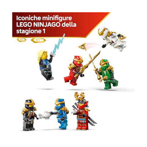 LEGO Ninjago Display 15° Anniversario con 8 Minifigure e Monastero 71866