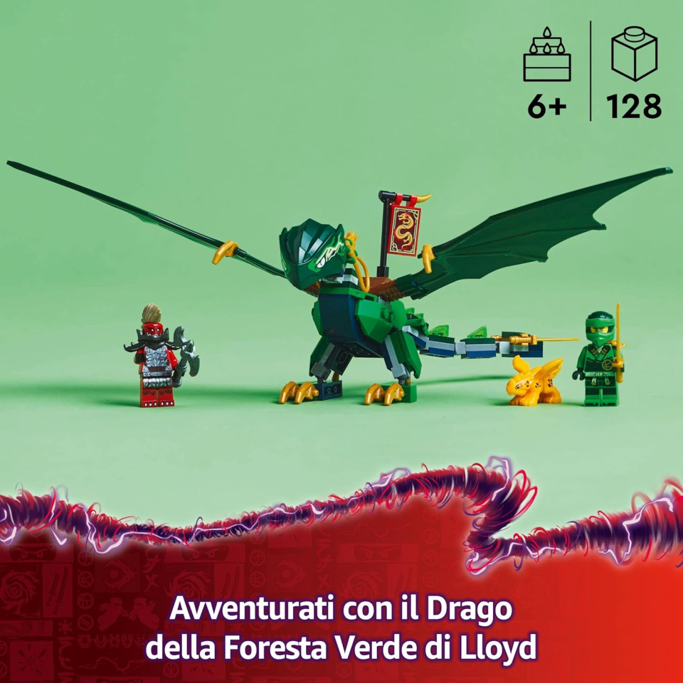 LEGO Ninjago Drago della Foresta Verde di Lloyd 71829