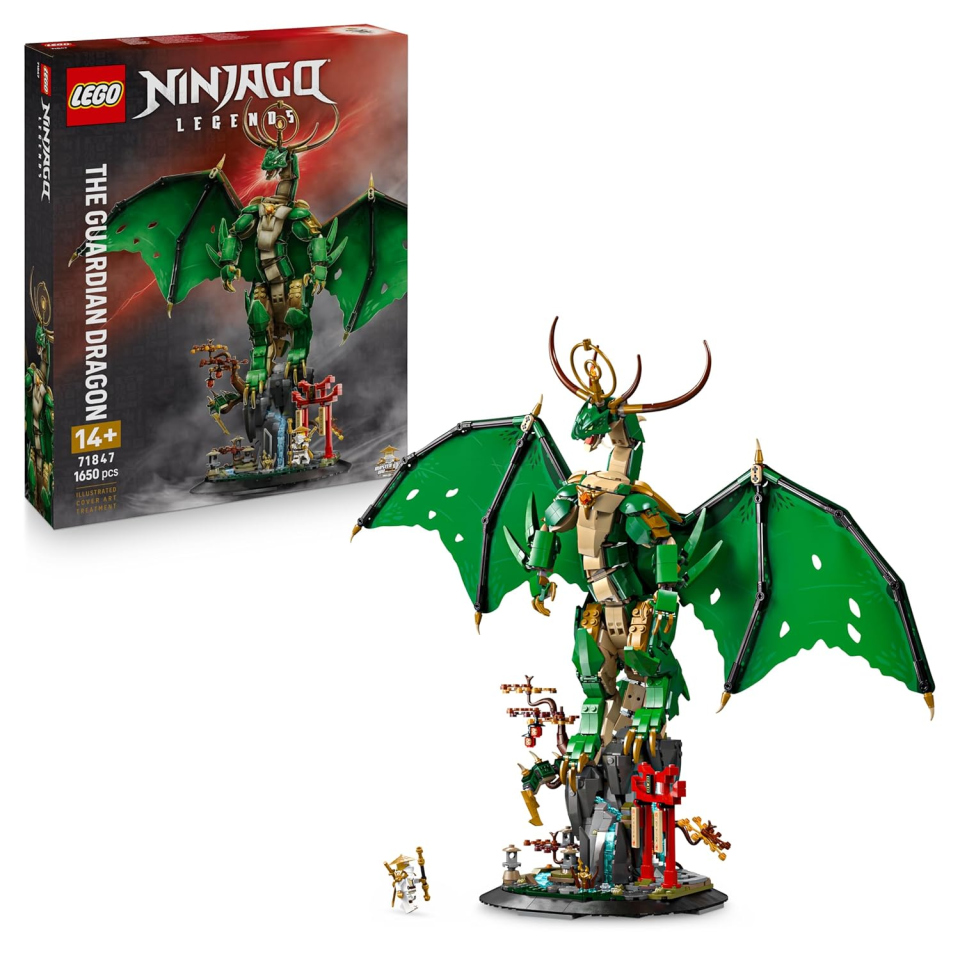 LEGO Ninjago Drago-Guardiano 71847 – Action Figure Snodabile da Esposizione