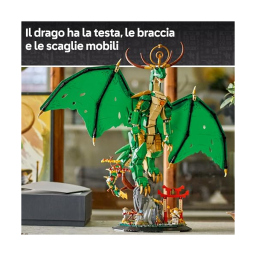 LEGO Ninjago Drago-Guardiano 71847 – Action Figure Snodabile da Esposizione