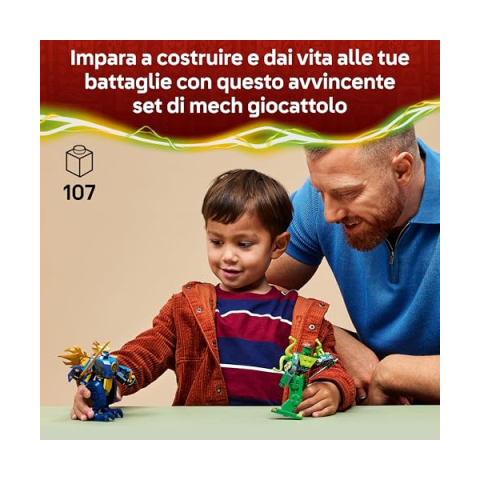 LEGO Ninjago Drago-Mech di Jay 71853 – Set Costruzioni da 4 Anni