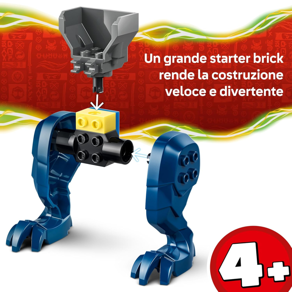 LEGO Ninjago Drago-Mech di Jay 71853 – Set Costruzioni da 4 Anni