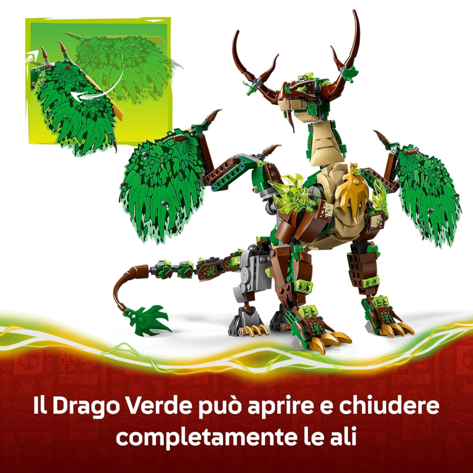LEGO Ninjago Drago della Vita 71859 con Mech e 8 Minifigure
