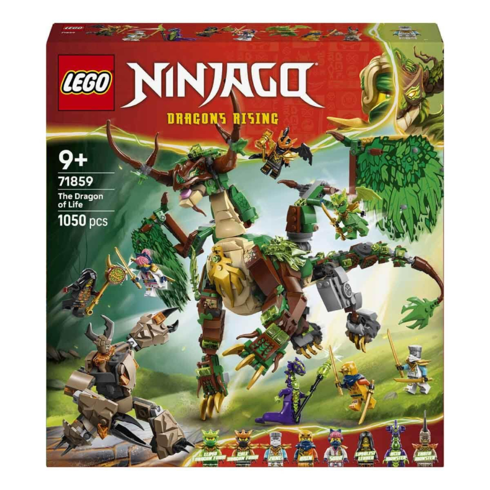 LEGO Ninjago Drago della Vita 71859 con Mech e 8 Minifigure