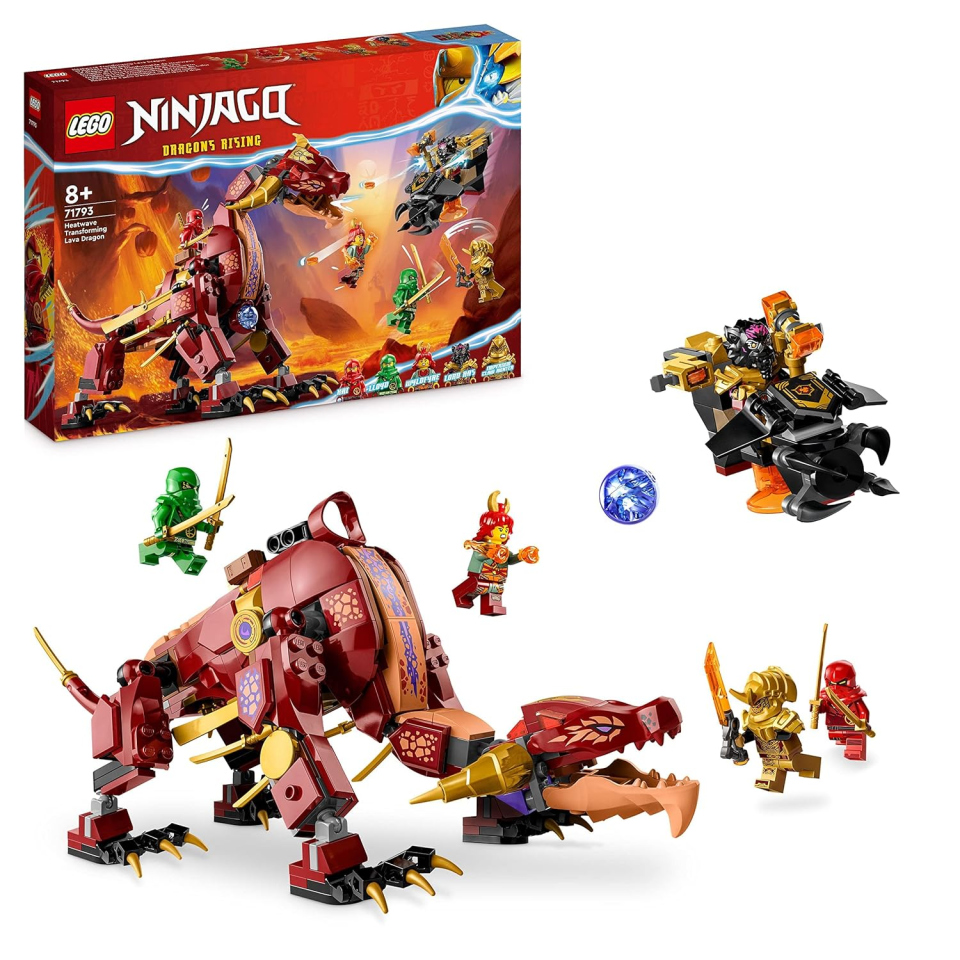 LEGO Ninjago Dragone di Lava Heatwave Transformer 71793