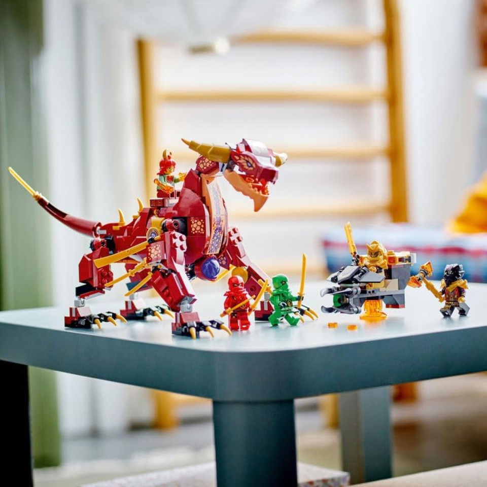 LEGO Ninjago Dragone di Lava Heatwave Transformer 71793