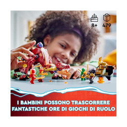 LEGO Ninjago Dragone di Lava Heatwave Transformer 71793