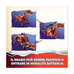 LEGO Ninjago Dragone di Lava Heatwave Transformer 71793