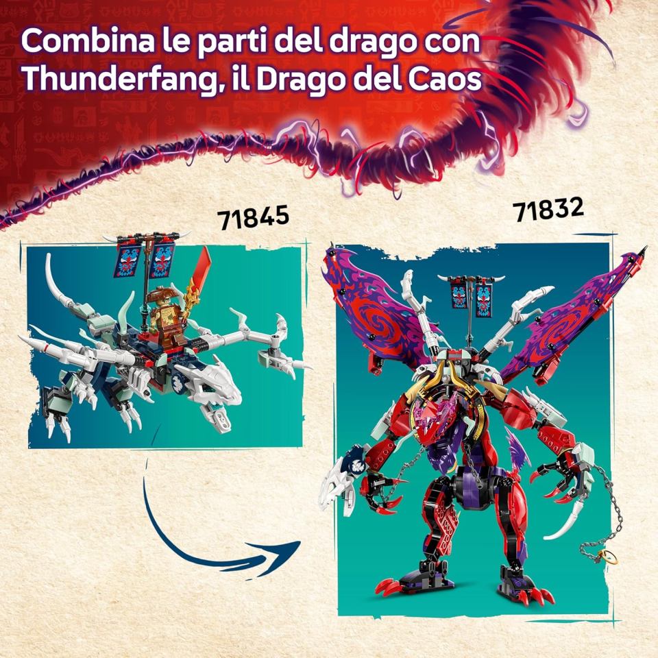 LEGO Ninjago Jet Mech di Lloyd 2in1 con Drago e Minifigure (71845)