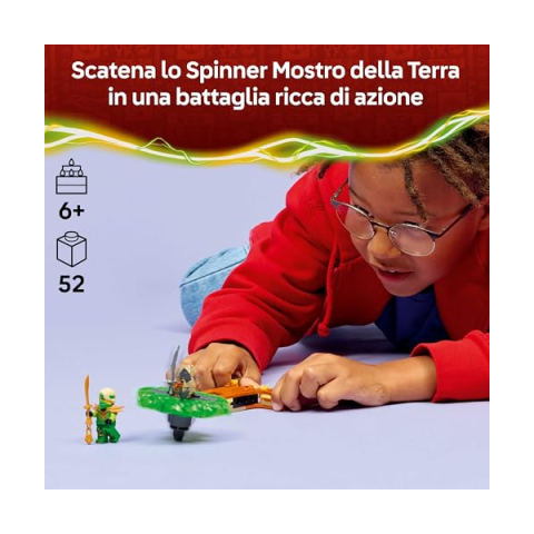 LEGO Ninjago Lloyd Spinner Mostro della Terra 71850