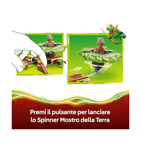 LEGO Ninjago Lloyd Spinner Mostro della Terra 71850