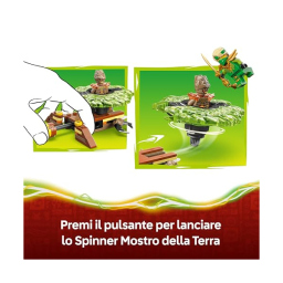 LEGO Ninjago Lloyd Spinner Mostro della Terra 71850