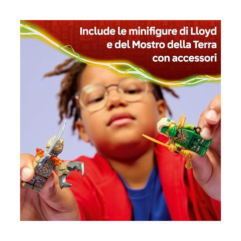 LEGO Ninjago Lloyd Spinner Mostro della Terra 71850