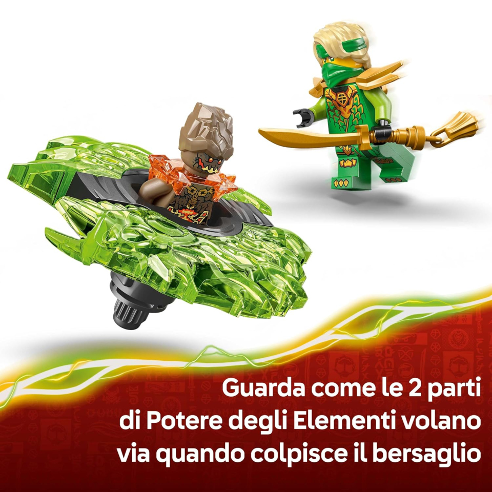 LEGO Ninjago Lloyd Spinner Mostro della Terra 71850