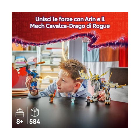 LEGO Ninjago Mech Cavalca-Drago di Rogue 71843