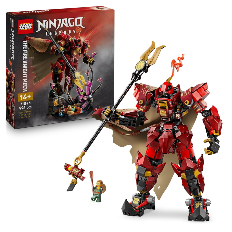 LEGO Ninjago 71846 Mech Cavaliere del Fuoco con Mostro Marino