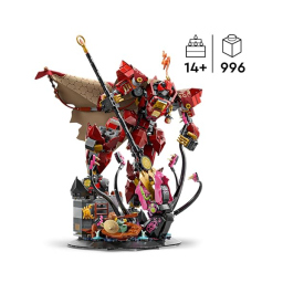 LEGO Ninjago 71846 Mech Cavaliere del Fuoco con Mostro Marino