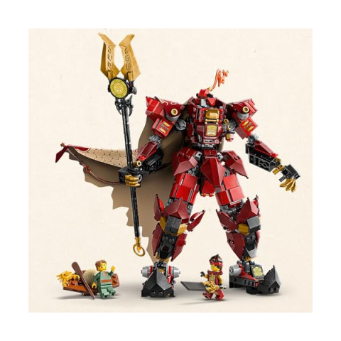 LEGO Ninjago 71846 Mech Cavaliere del Fuoco con Mostro Marino