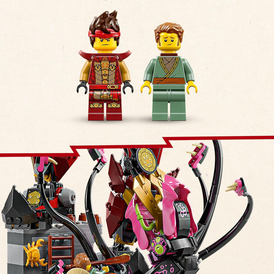 LEGO Ninjago 71846 Mech Cavaliere del Fuoco con Mostro Marino