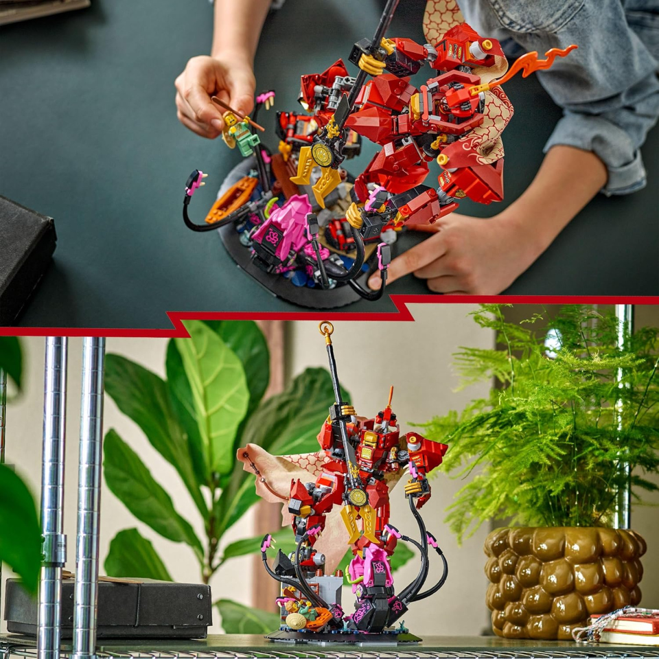 LEGO Ninjago 71846 Mech Cavaliere del Fuoco con Mostro Marino