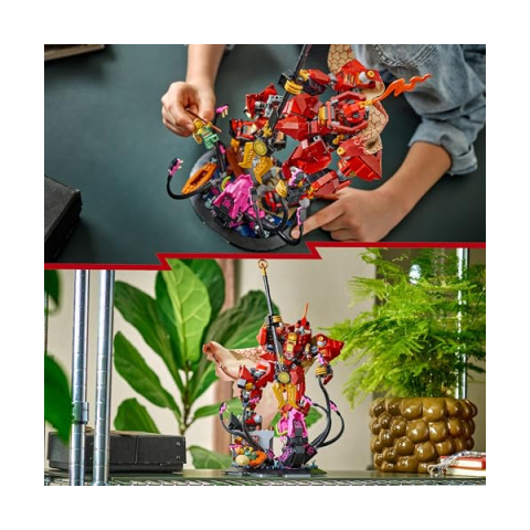 LEGO Ninjago 71846 Mech Cavaliere del Fuoco con Mostro Marino