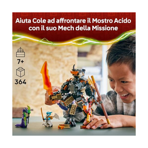 LEGO Ninjago Mech di Cole e Drago Zane 71854