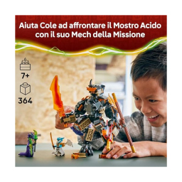LEGO Ninjago Mech di Cole e Drago Zane 71854
