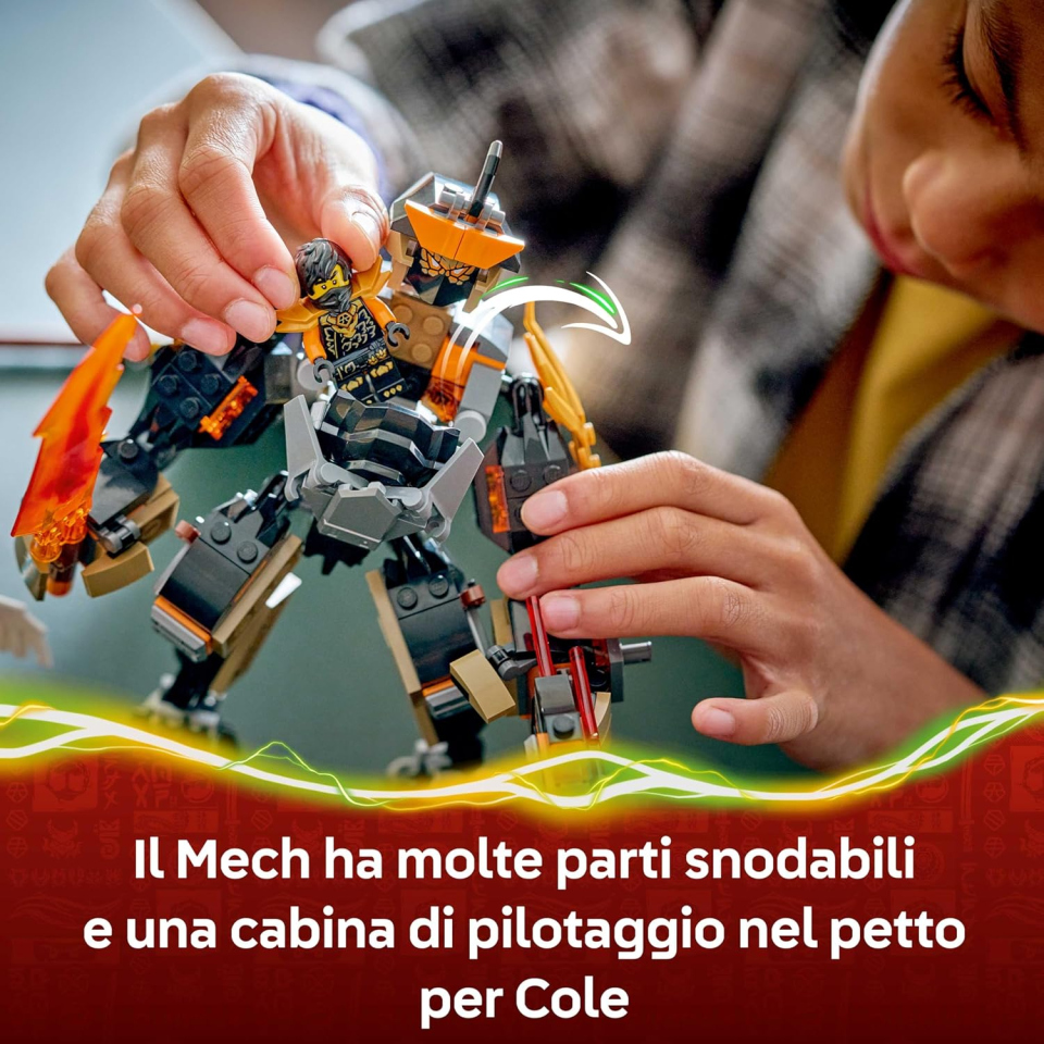LEGO Ninjago Mech di Cole e Drago Zane 71854