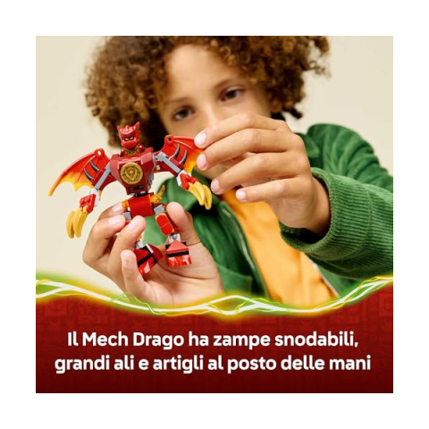 LEGO Ninjago Mech Drago di Kai 71851 - Battle Pack con 3 Minifigure