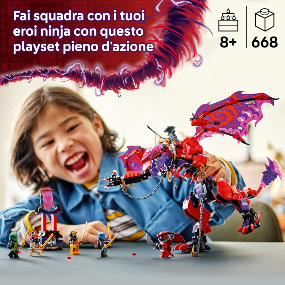 LEGO Ninjago Thunderfang Drago del Caos 71832