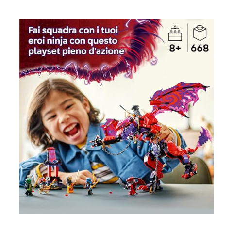 LEGO Ninjago Thunderfang Drago del Caos 71832