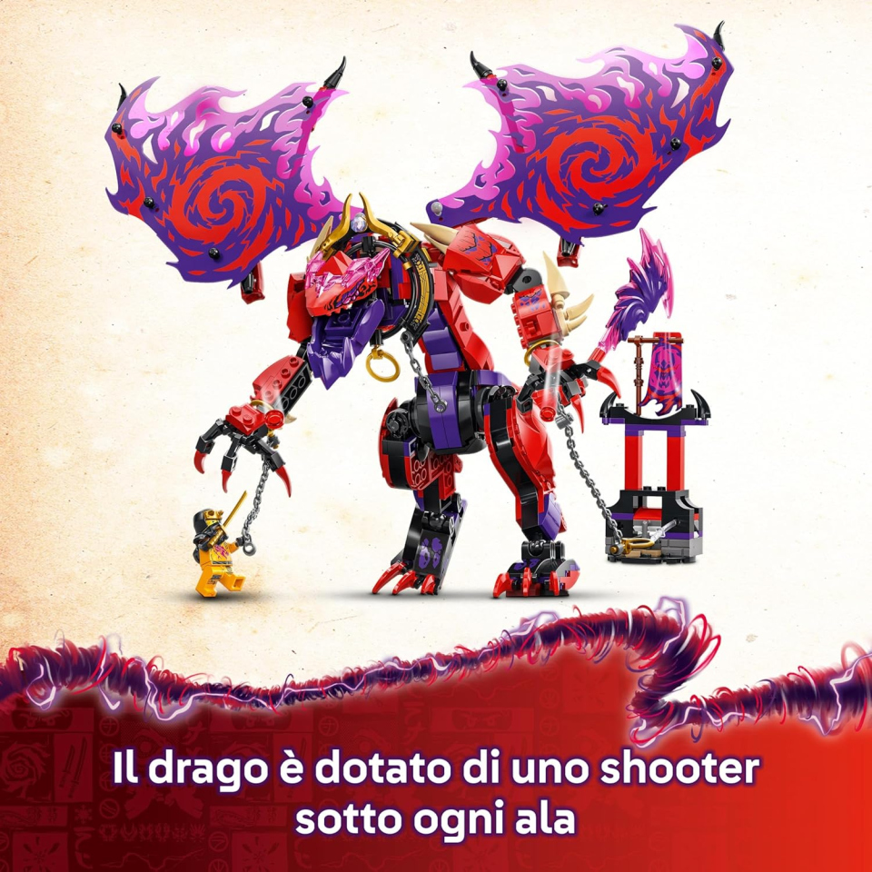 LEGO Ninjago Thunderfang Drago del Caos 71832