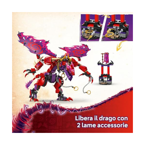 LEGO Ninjago Thunderfang Drago del Caos 71832