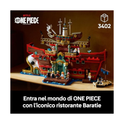 LEGO ONE PIECE Baratie Ristorante Galleggiante 75640 con 10 Minifigure