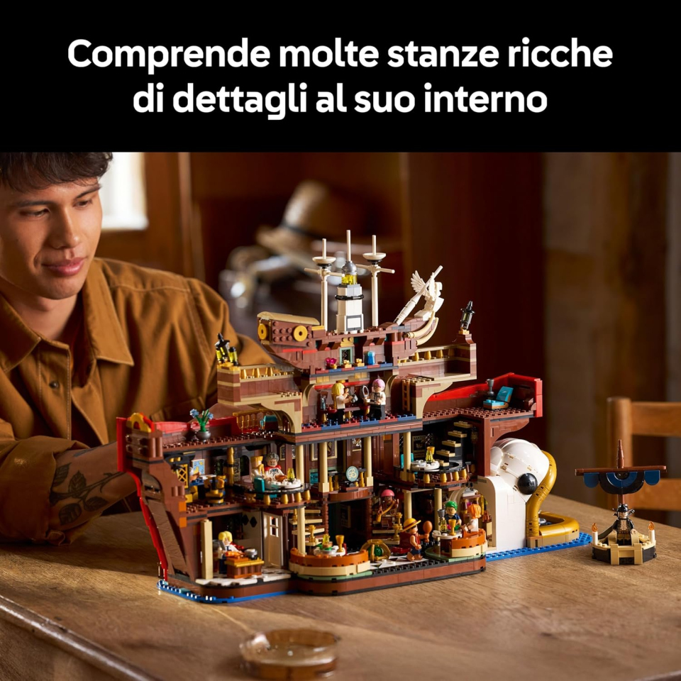 LEGO ONE PIECE Baratie Ristorante Galleggiante 75640 con 10 Minifigure