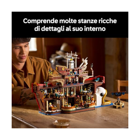 LEGO ONE PIECE Baratie Ristorante Galleggiante 75640 con 10 Minifigure